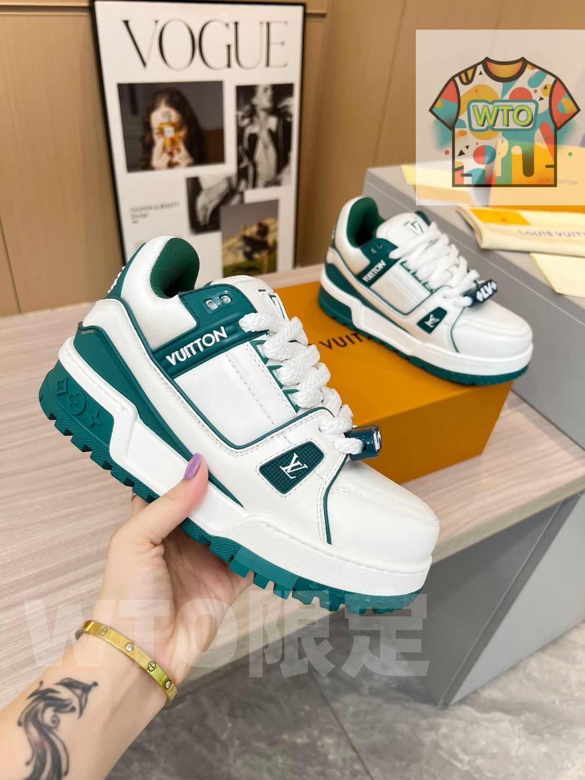 Louis Vuitton trainer カップルスタイルのカジュアルパンシューズ｜ ｜