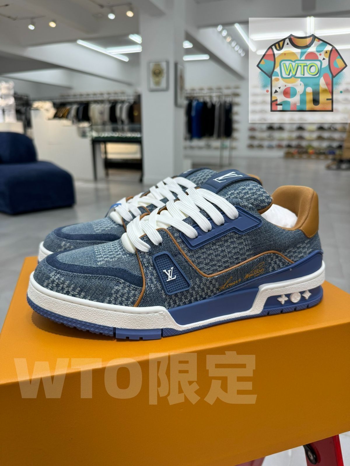 Louis Vuitton Trainer -キャンバスサザンチェック｜ ｜