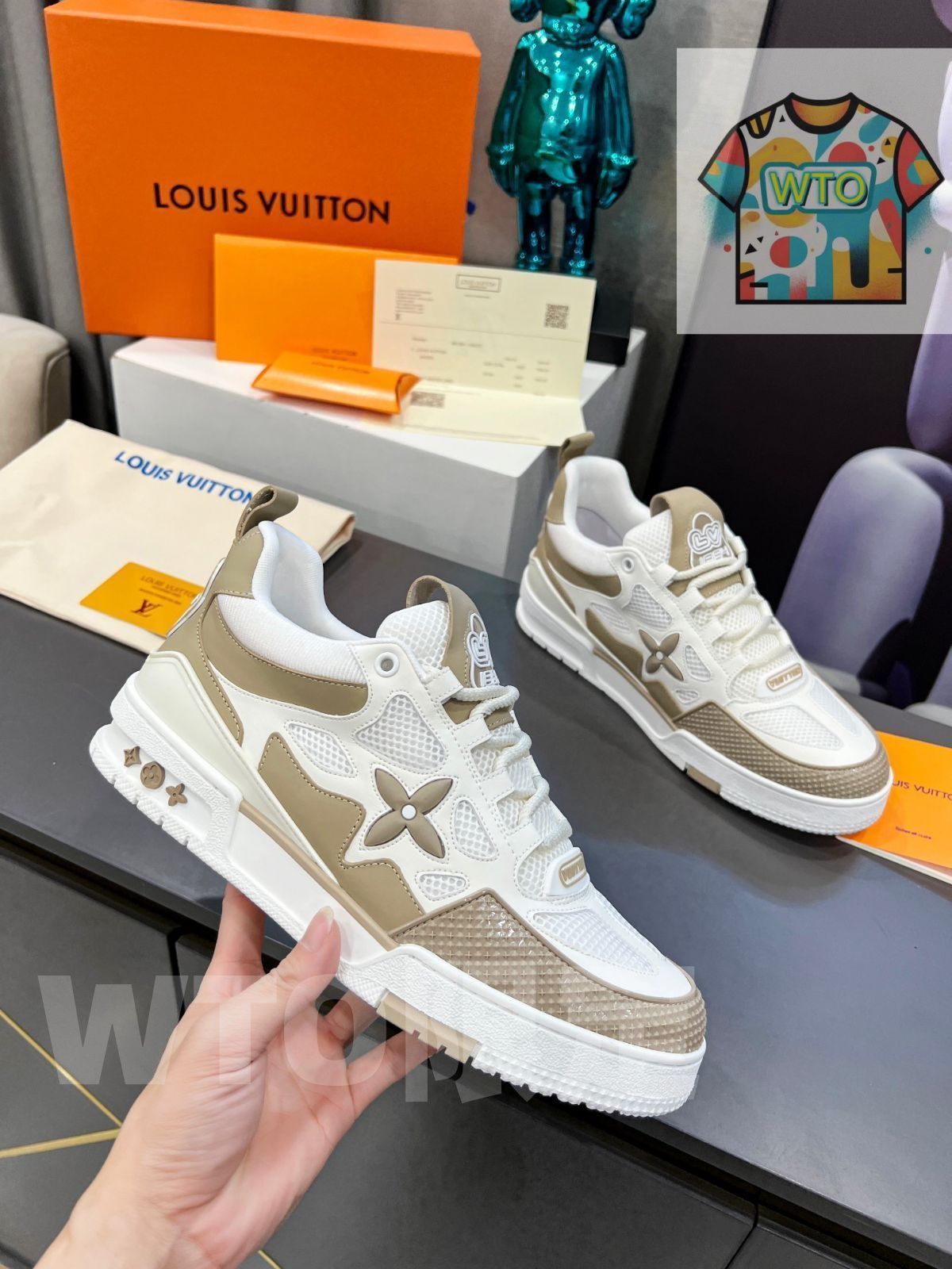 Louis Vuitton trainer ロートップカジュアルシューズ| |