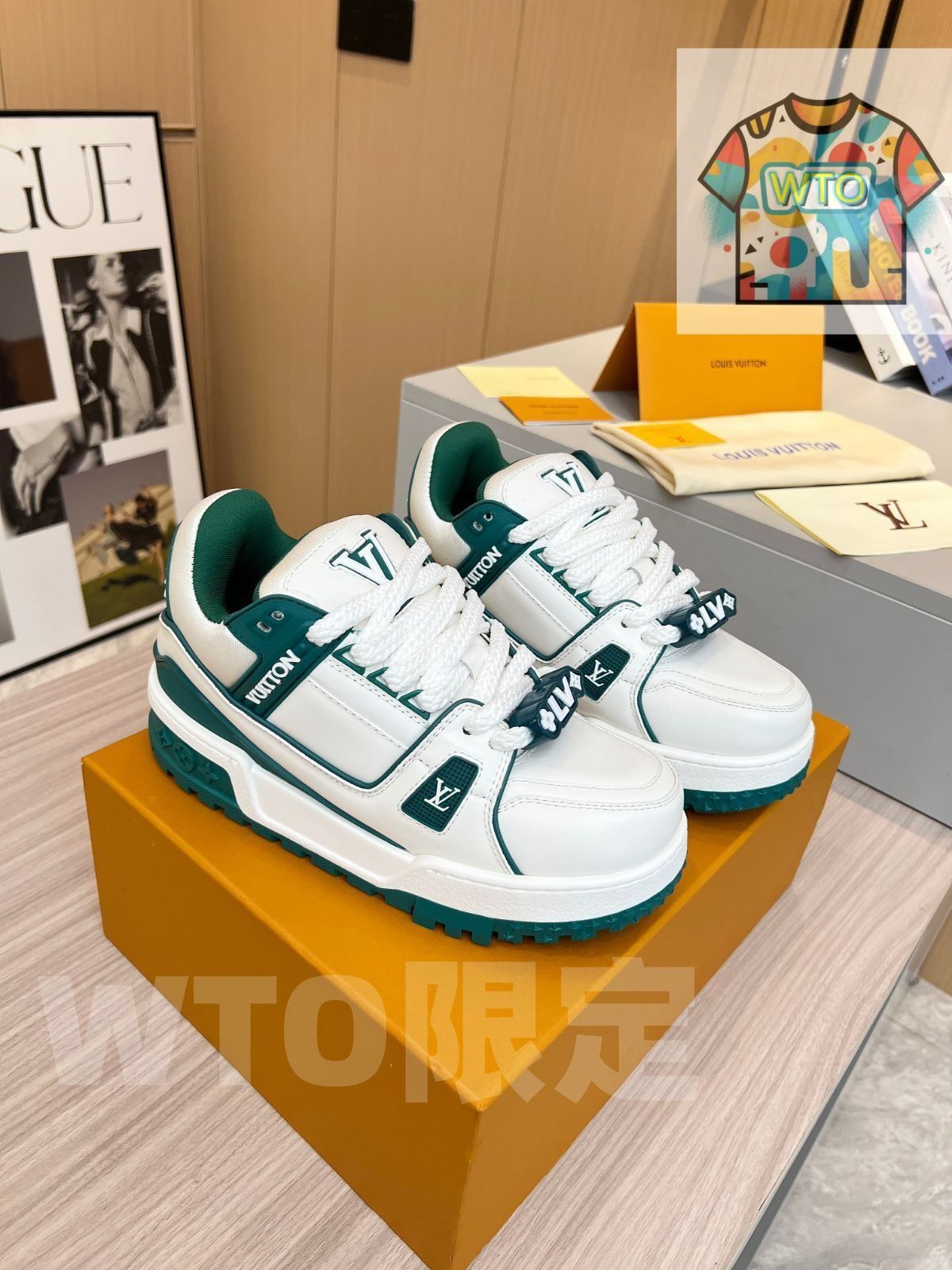 Louis Vuitton trainer カップルスタイルのカジュアルパンシューズ| |
