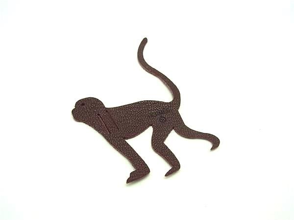 エルメス　プティアッシュ　猿　レア □美品□ HERMES エルメス プティアッシュ レザー さる サル 猿 バッグ