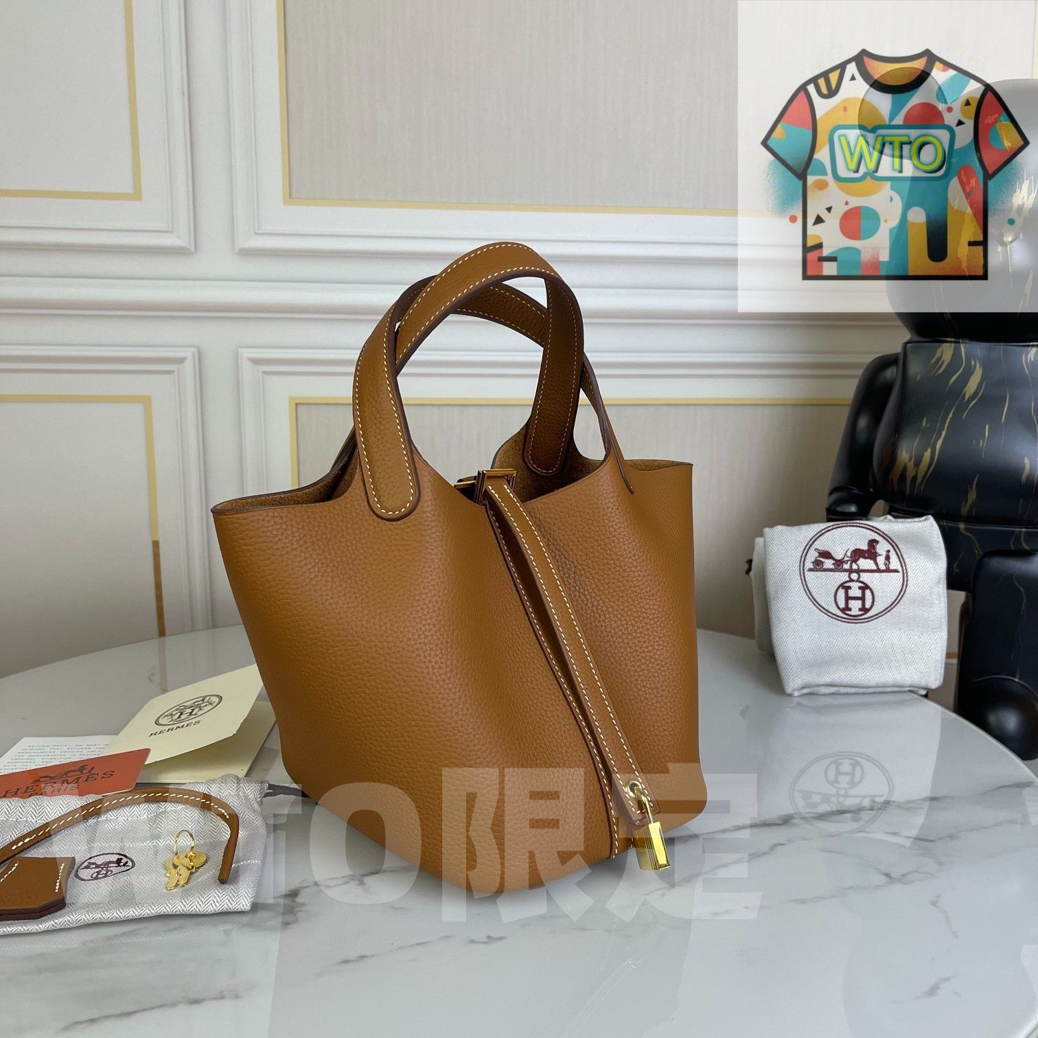 エルメス ゴールデンブラウン レディース ハンドバッグ| |