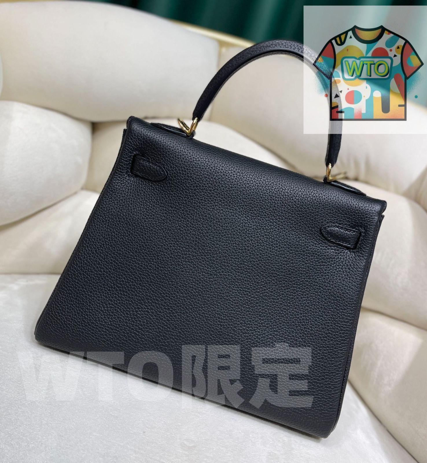  エルメス kelly 黒の女性用ハンドバッグ｜ ｜ ハンドバッグ バッグ