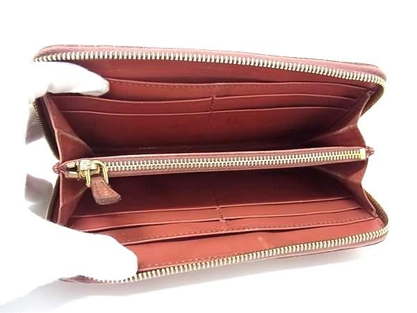 miu miu ミュウミュウ クロコ型押しレザー ラウンドファスナー 長財布