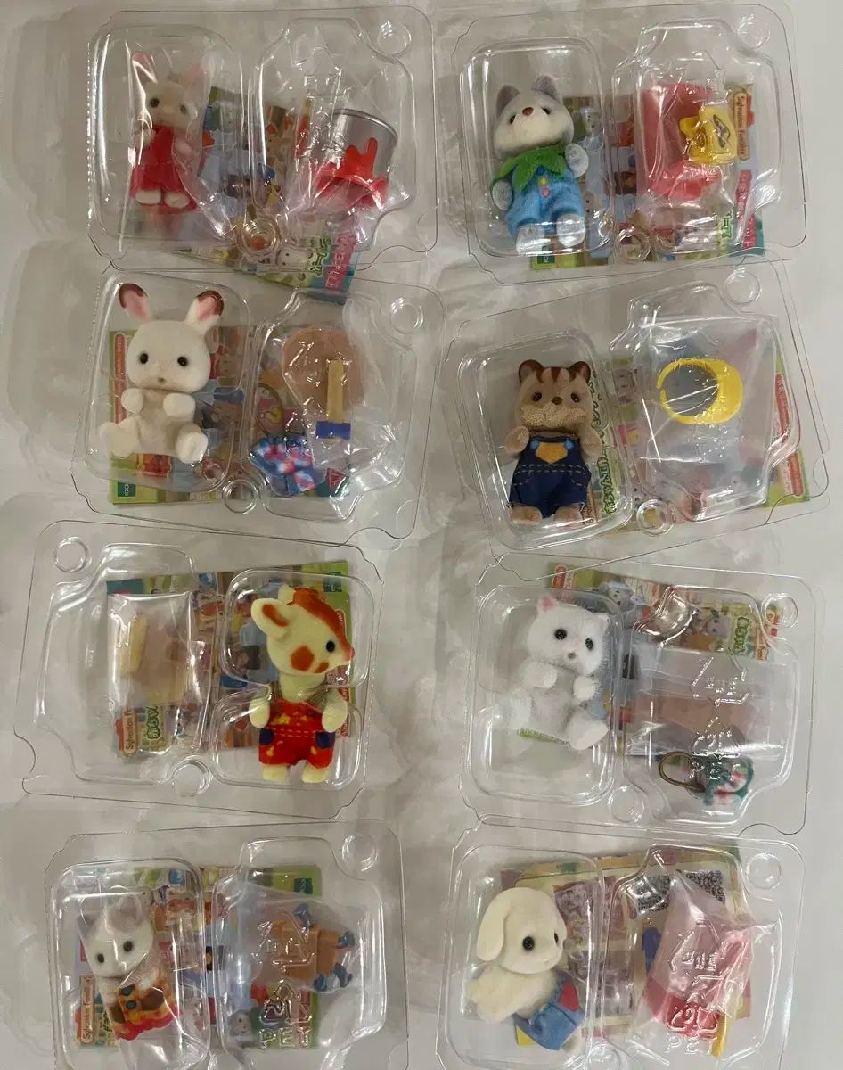 シルバニアファミリー ブラインド 赤ちゃん 建築家 公爵 8種 フルセット