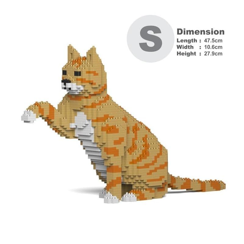 JEKCA ジェッカブロック ねこ 04 S-M 01 Ver. -M