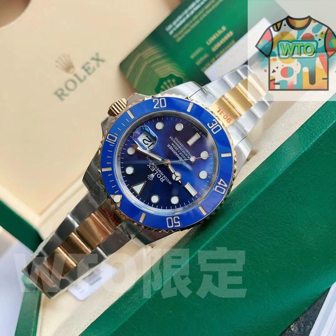  75今すぐ へようこそ! 高品質 ロレックスROLEX ロレックスサブマリーナコンビメンズ腕時計78 WTO店名をご ください 自動巻き時計 腕時計(アナログ)