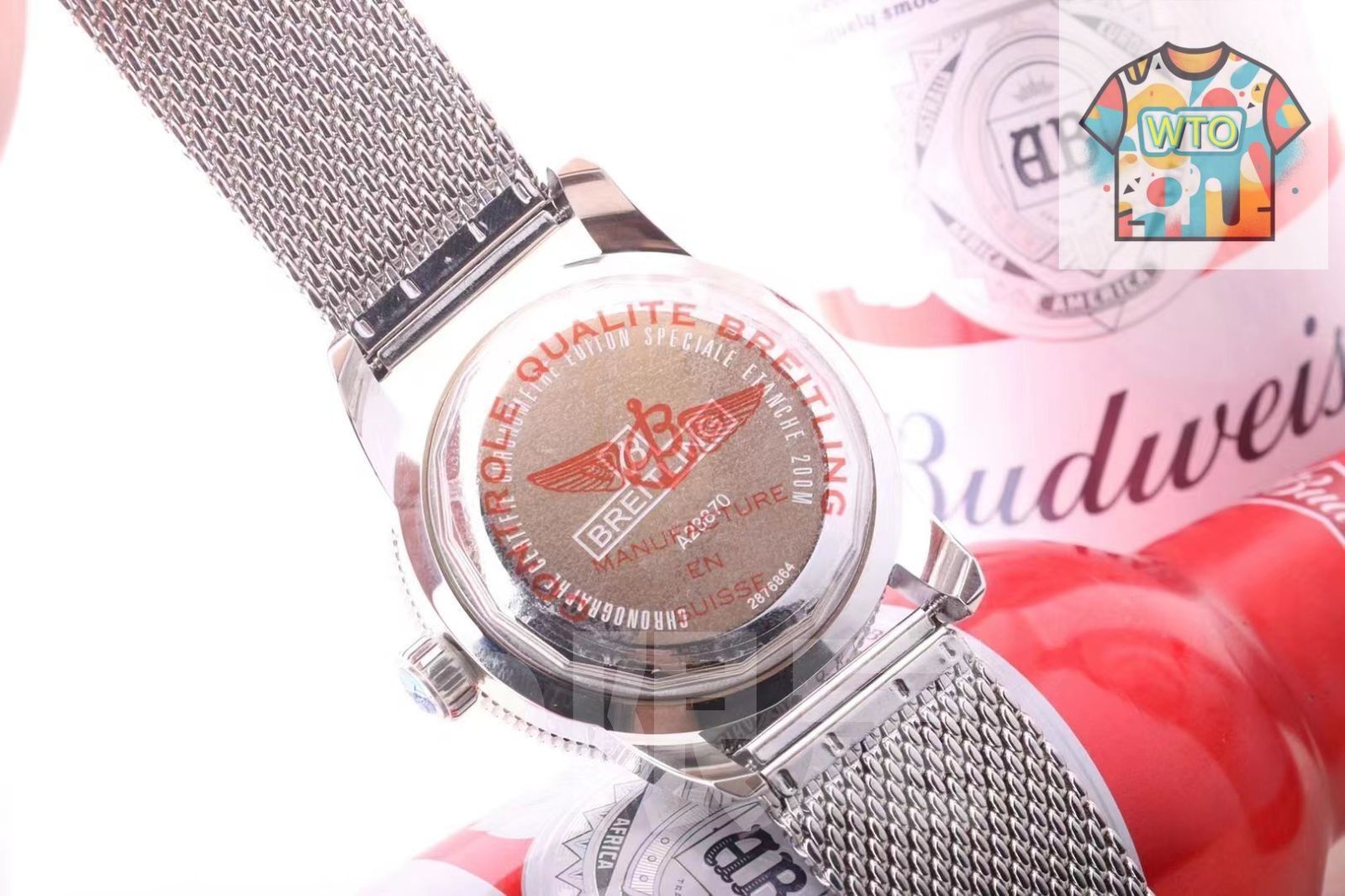  高品質ブライトリング クロノマットメンズ腕時計 WTO店名をご ください 自動巻き時計 腕時計(アナログ)