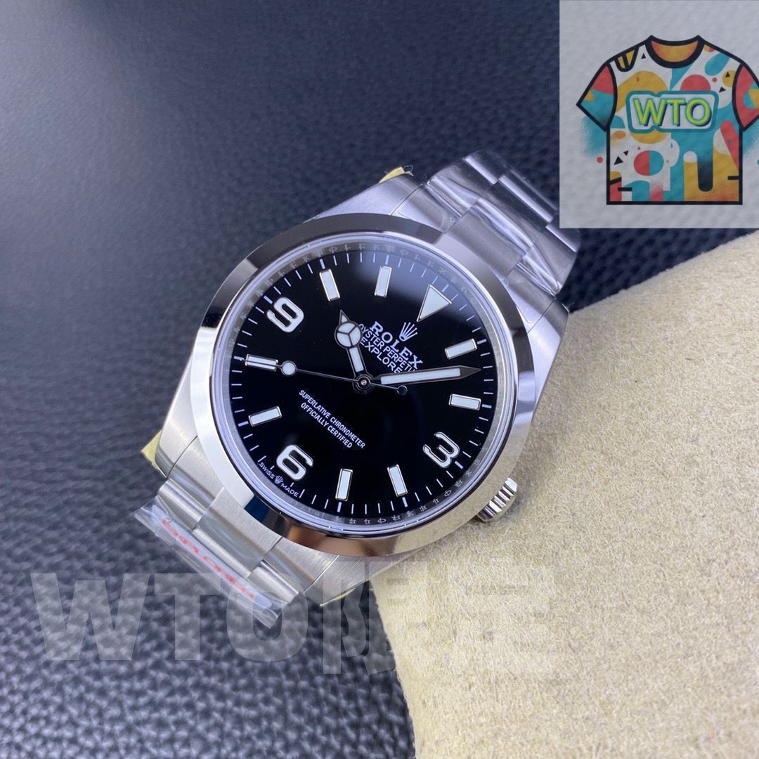 54今すぐ へようこそ! 全機能付き メンズウォッチ エクスプローラー1 39 mm 0257 WTO店名をご ください