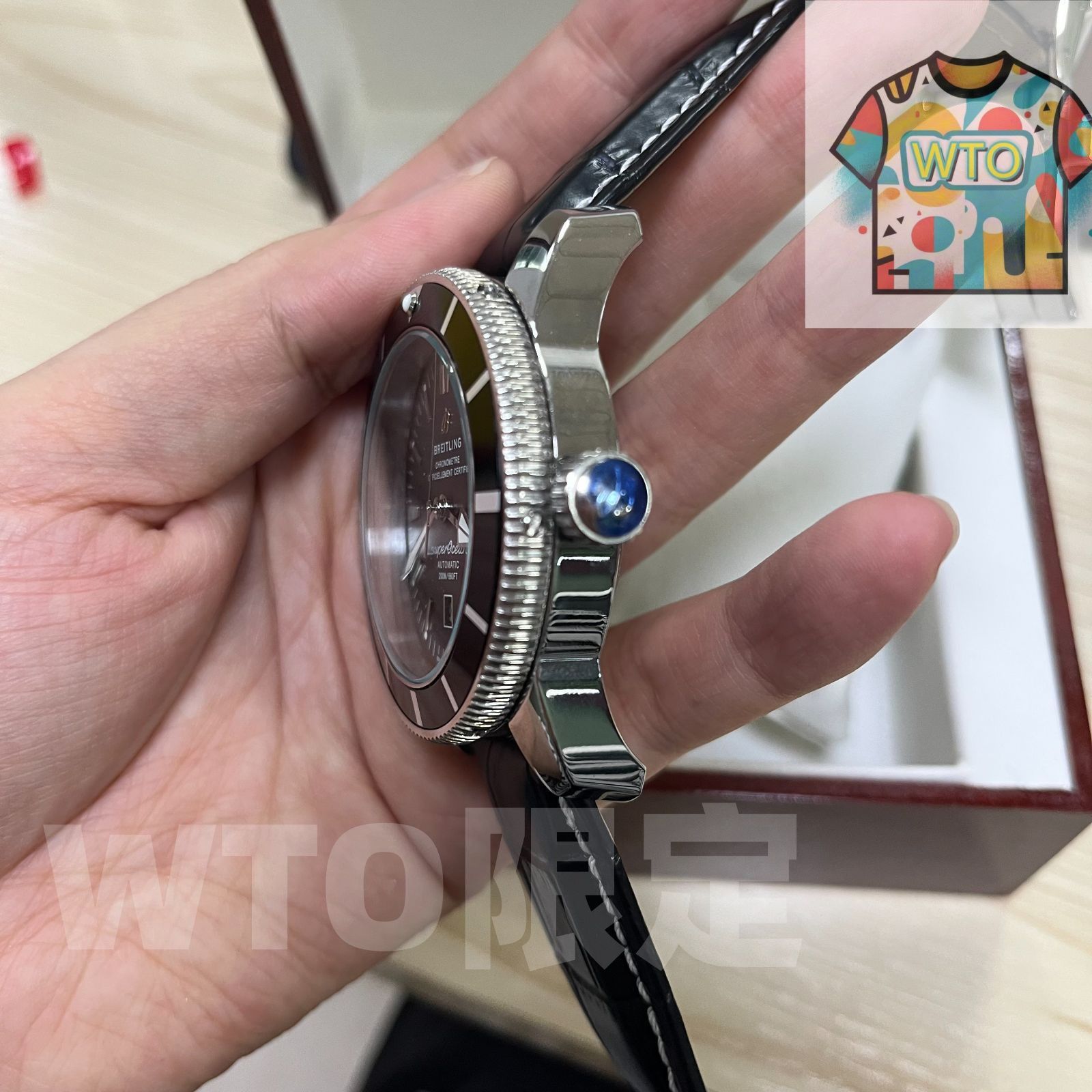  ブライトリング スーパーオーシャンヘリテージII Ｂ２０オートマチック４４ A 203 C WTO店名をご ください 自動巻き時計 腕時計(アナログ)