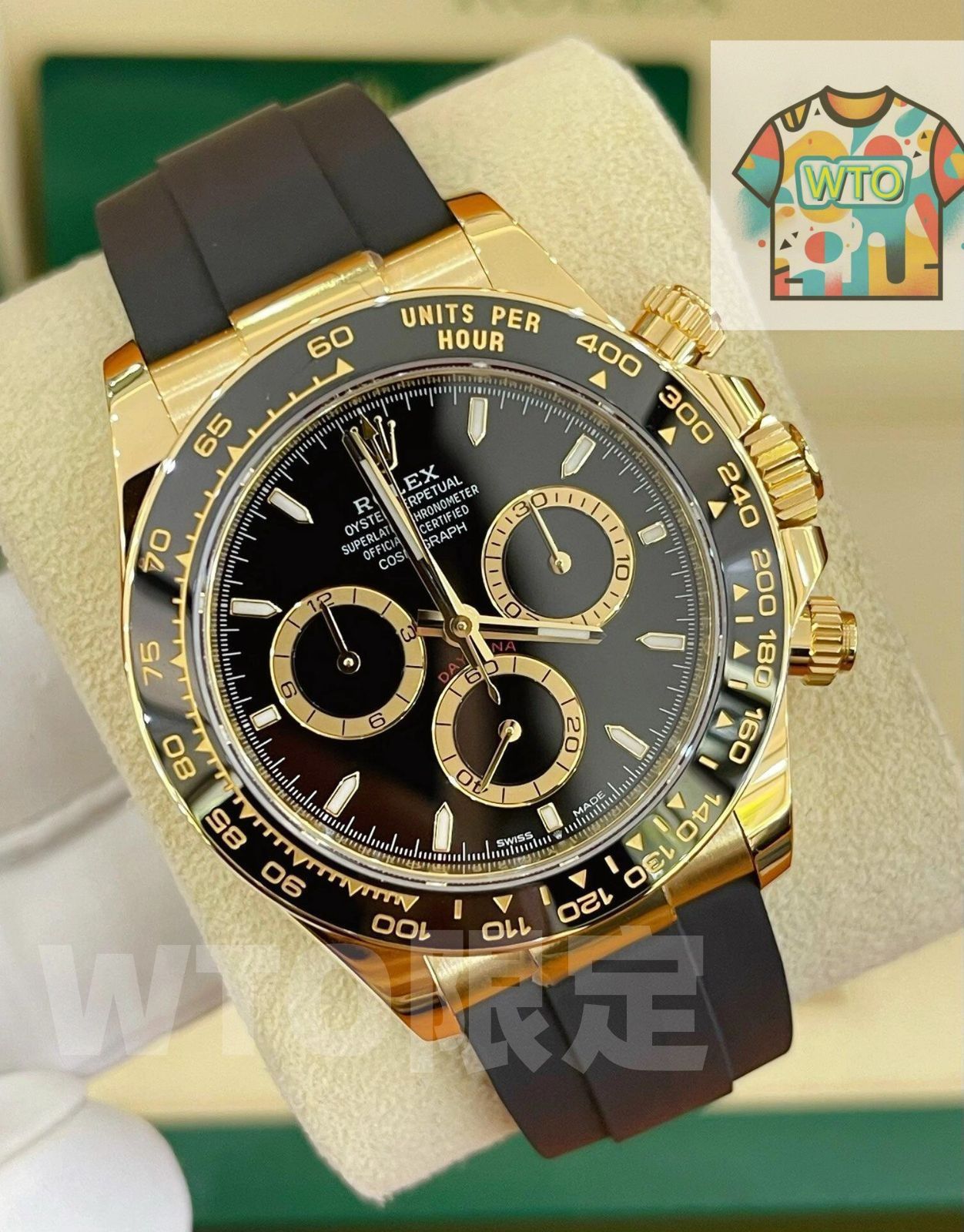  58今すぐ へようこそ! ROLEXロレックス 新型デイトナモデル WTO店名をご ください 自動巻き時計 腕時計(アナログ)