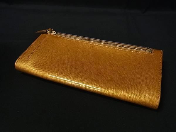 □美品□ TUMI トゥミ パテントレザー 二つ折り 長財布 ウォレット