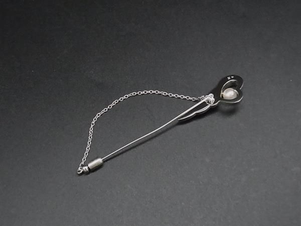 TASAKI タサキ 本真珠 アコヤ真珠 パール 約6mm SV925 ピンブローチ
