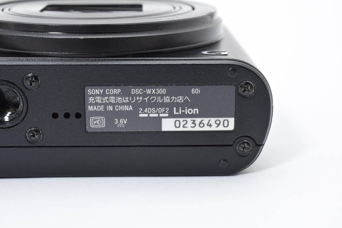 ☆良品☆ソニー SONY DSC-WX300 ブラック☆ W1198＃3619 - メルカリ
