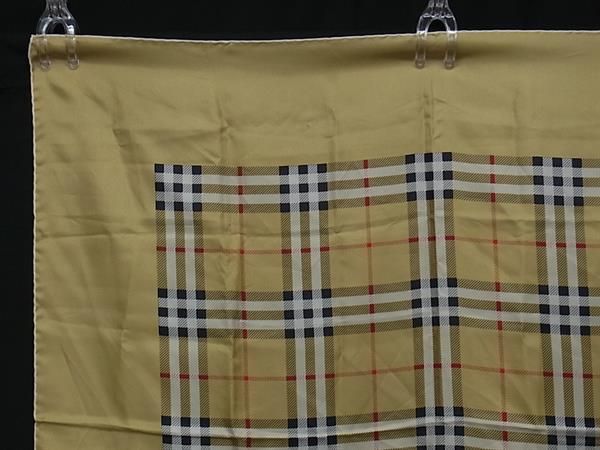 □美品□ Burberrys バーバリーズ ノバチェック シルク100% スカーフ