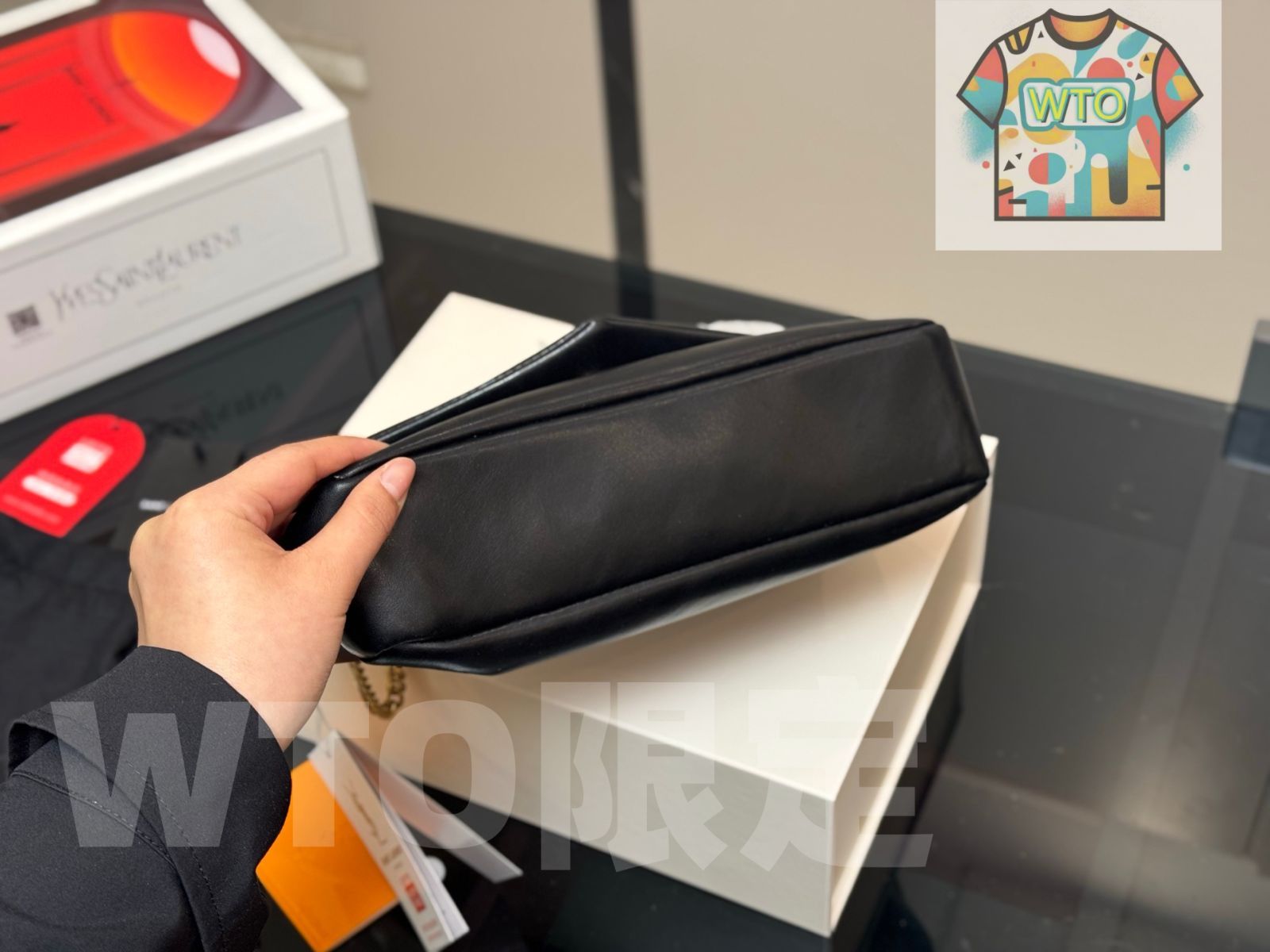 今日 Saint Laurent Calypso アームチェーンバッグ 羊皮紋 Stylish Design