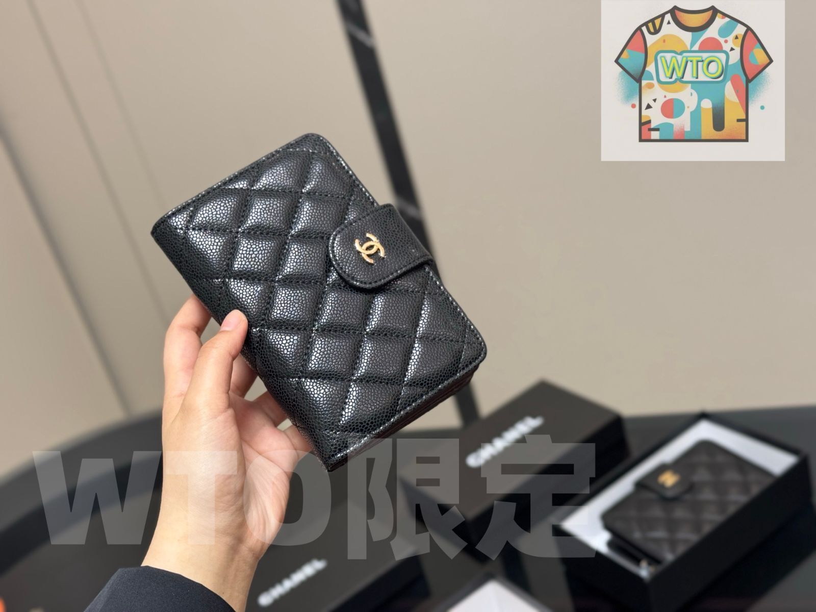 今日 Chanel ショートウォレット 全皮 Elegant Design