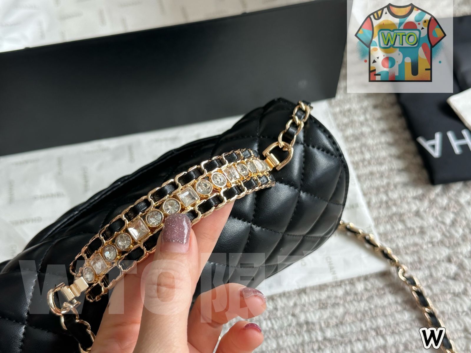 今日 Chanel CF Handle ミニバッグ