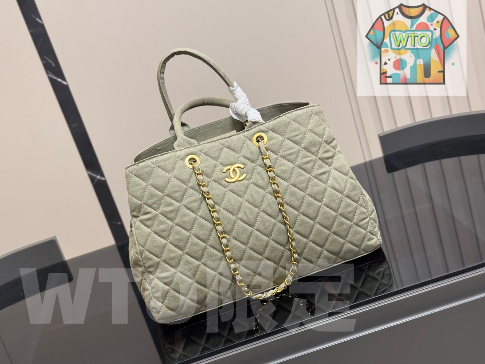 今日 Chanel デニムビーチバッグ 水洗ヴィンテージ仕上げ Stylish Design
