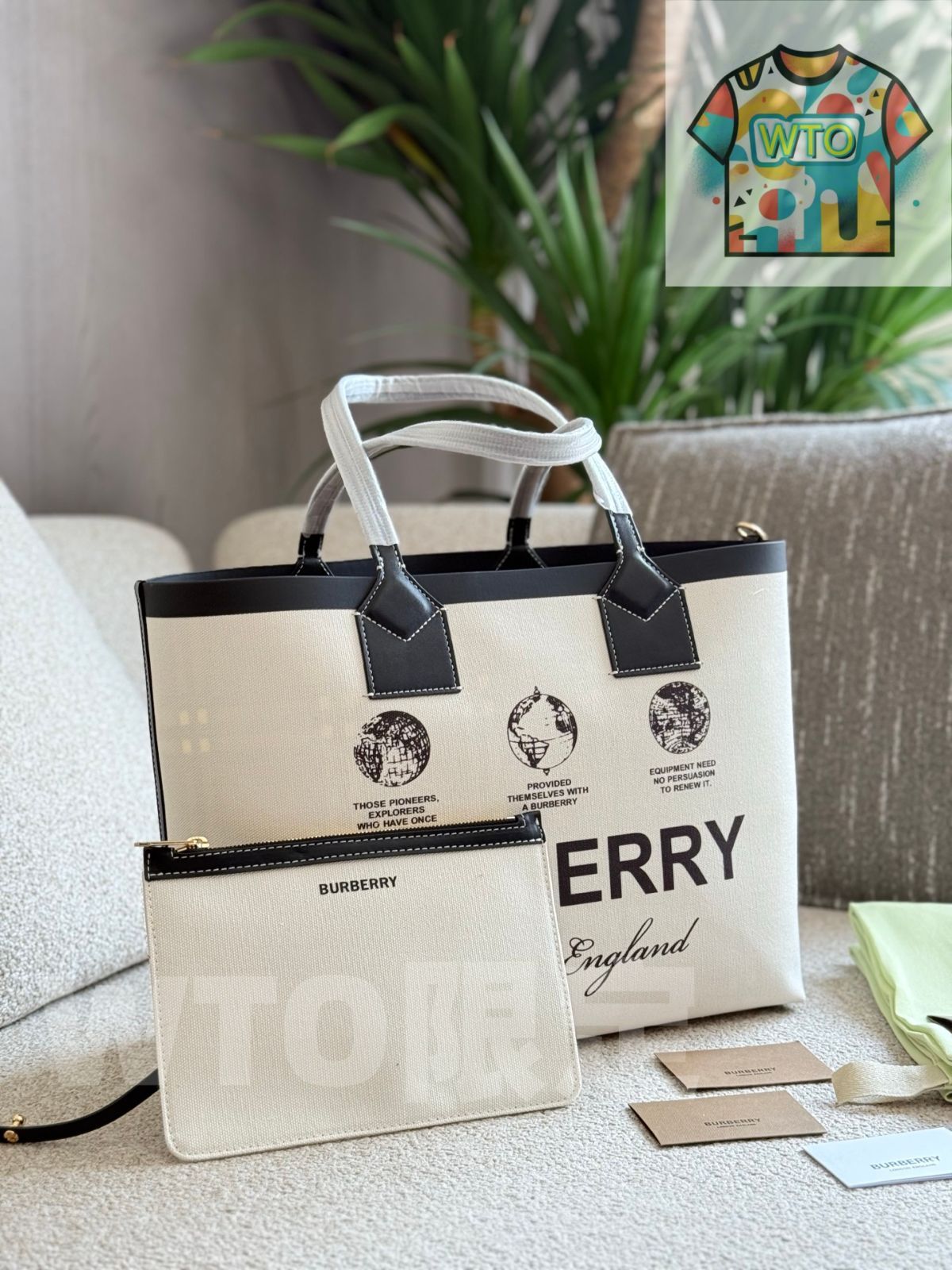 今日 Bruberry ダブルサイド トートバッグ