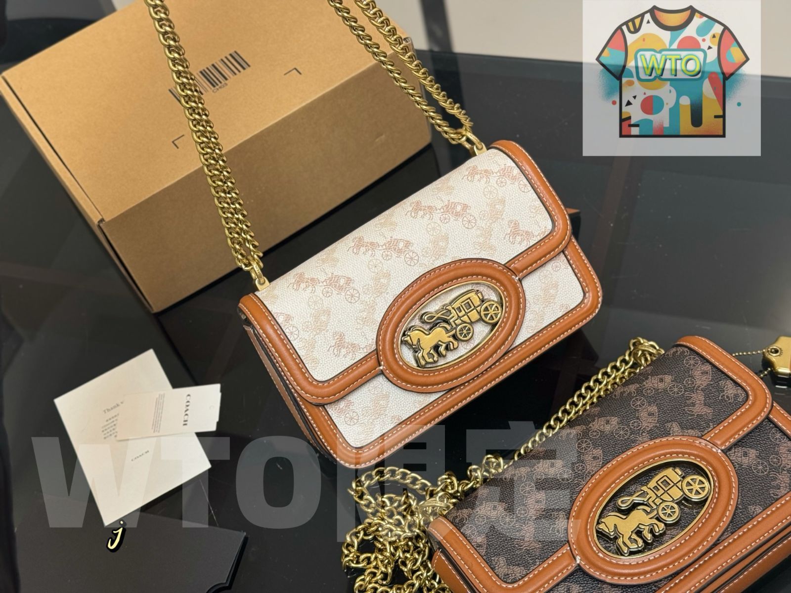 今日 Coach Heor Chain Bag ヴィンテージデザイン Stylish Design