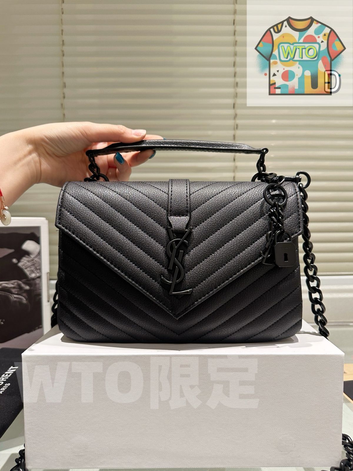 今日 YSL Niki 23cm Messenger Bag YSL ニキ 23cm メッセンジャーバッグ WWW_SMP1DAWEKUDUS_SCH_ID