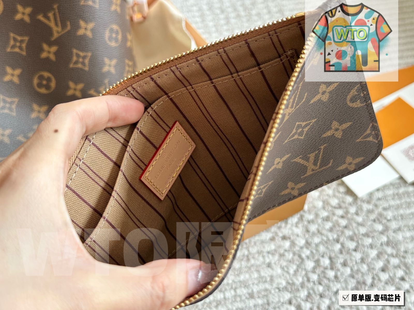  今日 Louis Vuitton N 41605 ショッピングバッグ 白格 × 粉裏地 Lovely Design ショルダーバッグ ショルダーバッグ