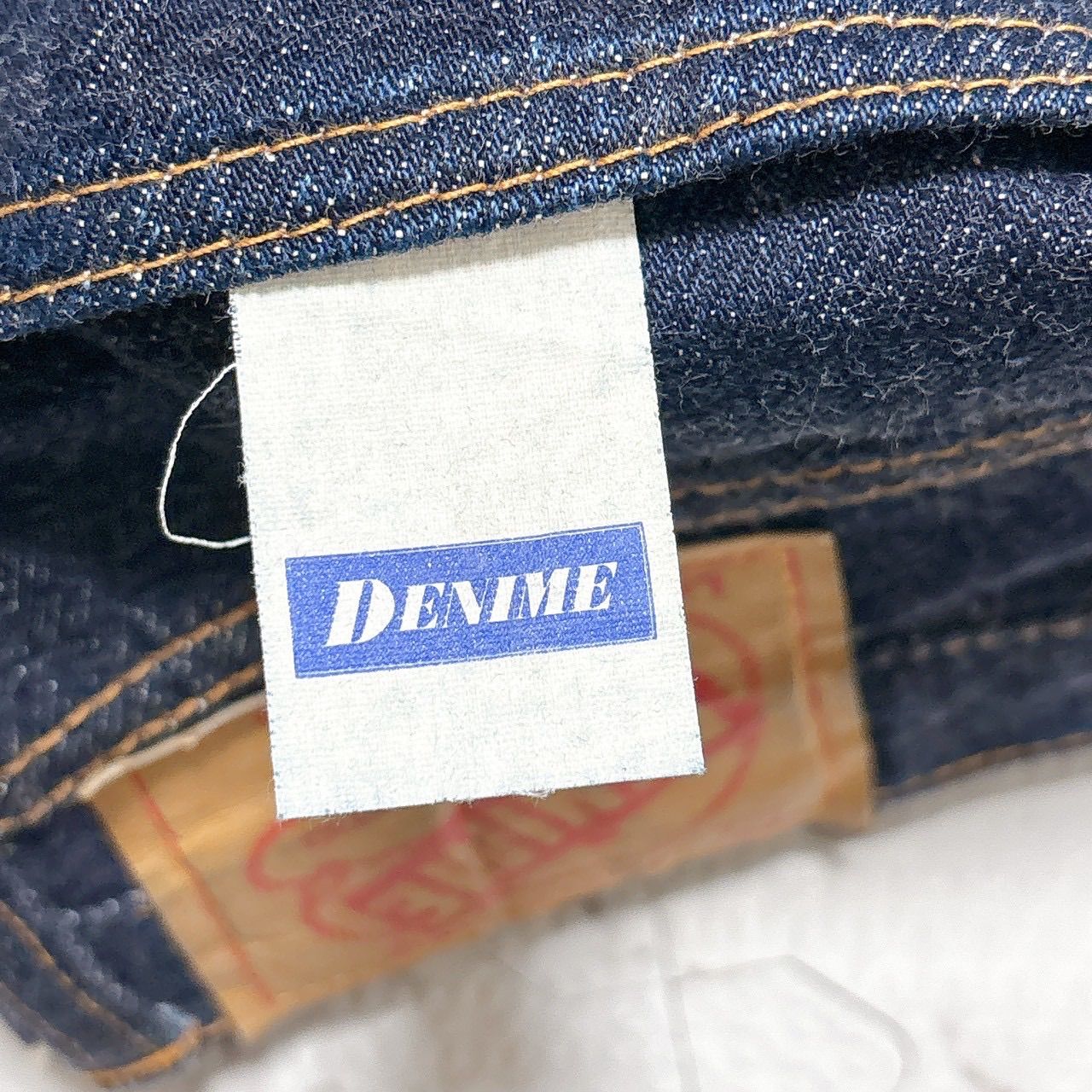 美品】ドゥニーム DENIME D-HG1118 日本製 セルビッジ セルビッチ 赤耳 