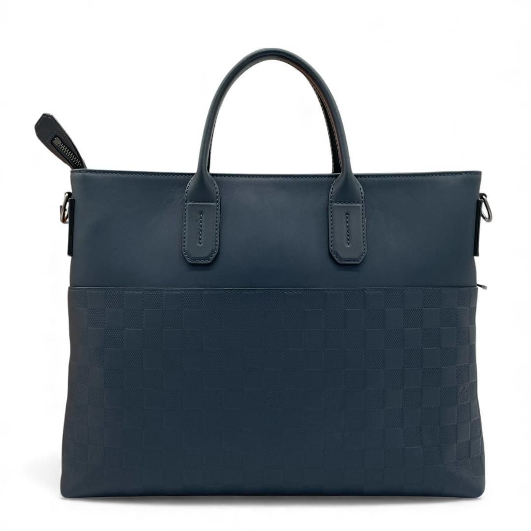 新品同様】ルイヴィトン ダミエ アンフィニ 7DW ネイビー コスモス