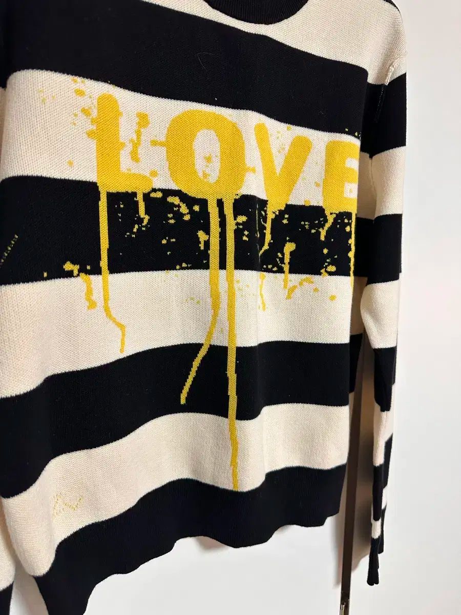 ZADIG-VOLTAIRE ザディグ エ ヴォルテール LOVE ストライプ ニット XS 55 良好