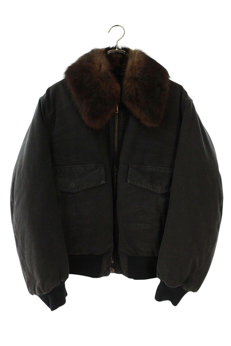 ブラボー プラダ 25SS SGC760 S000 157N シアリングカラー付ムートンボア