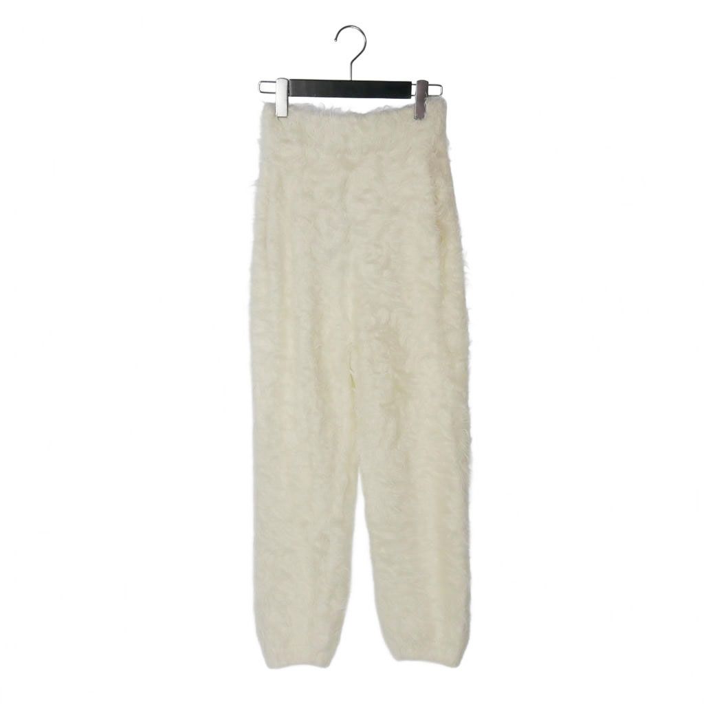 ディースクエアード DSQUARED2 22AW シャギー ニットパンツ スラックス XXS ホワイト 白 S72KA1160 正規