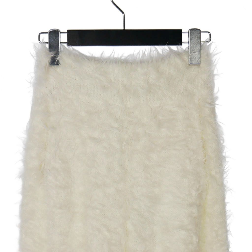 ディースクエアード DSQUARED2 22AW シャギー ニットパンツ スラックス XS ホワイト 白 S72KA1160 正規