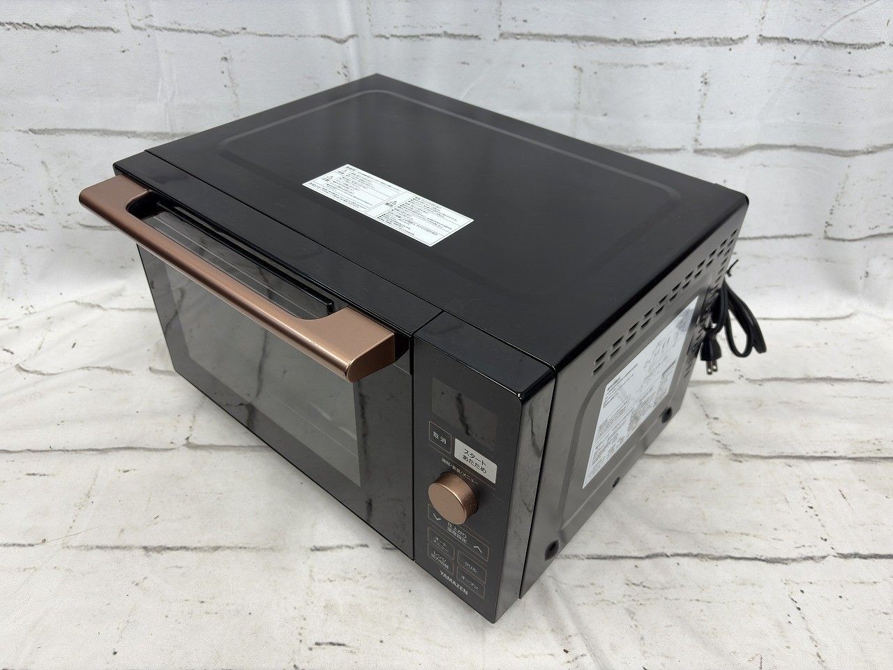 YAMAZEN 山善 オーブンレンジ 18 L YRP F 180 V B ブラック