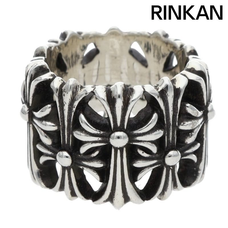 クロムハーツ CEMETERY セメタリークロス シルバーリング メンズ 12号