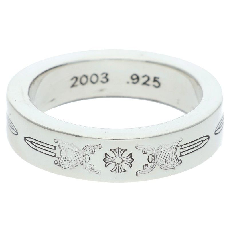 クロムハーツ 6 mm SPACER DAGGER mmスペーサーダガー シルバーリング メンズ 22 5号