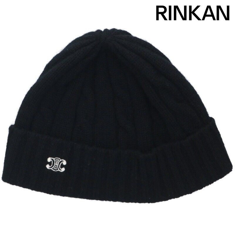 セリーヌ 2AD5I362W.38NO トリオンフ刺繍ニット帽子 メンズ