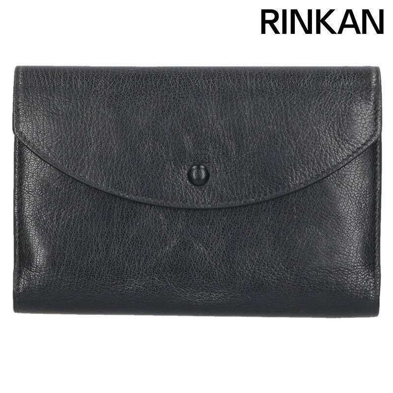 ザロウ 3つ折りレザー財布 メンズ