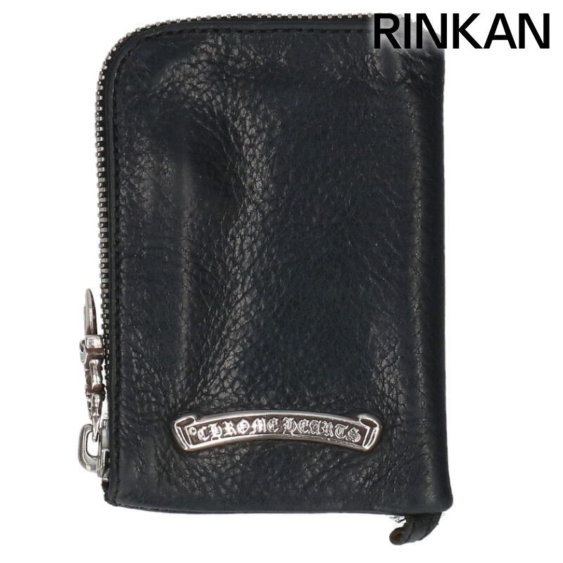 クロムハーツ TINY ZIP クロスパッチレザーダガージップ財布 メンズ