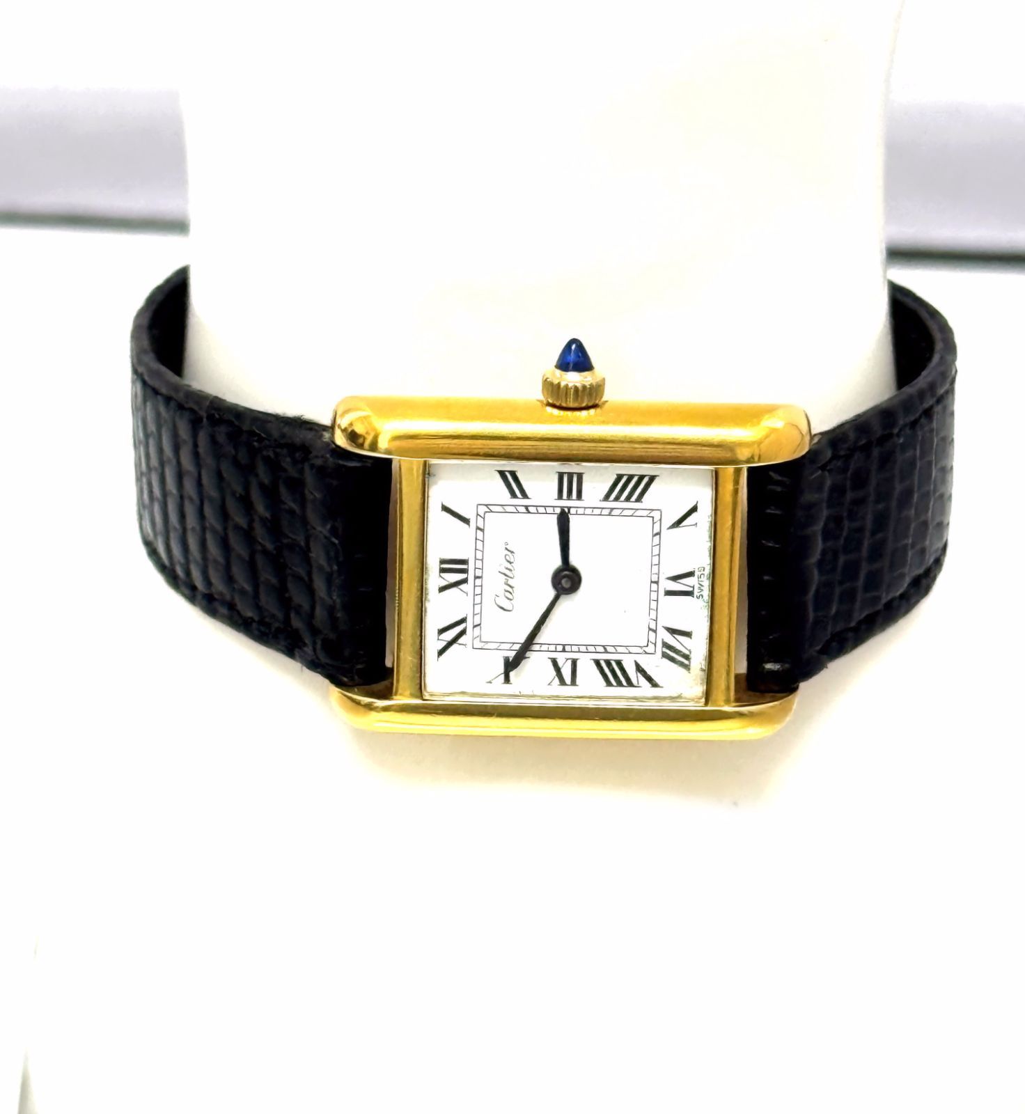 レア 希少 Cartier カルティエ TANK LM マスト タンク 18K GOLD 手巻き 