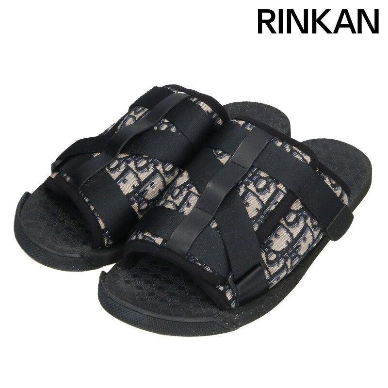 DIOR 42 スリッパ サンダル オブリーク　メンズ ディオール オブリークサンダル メンズ 42 - メルカリ