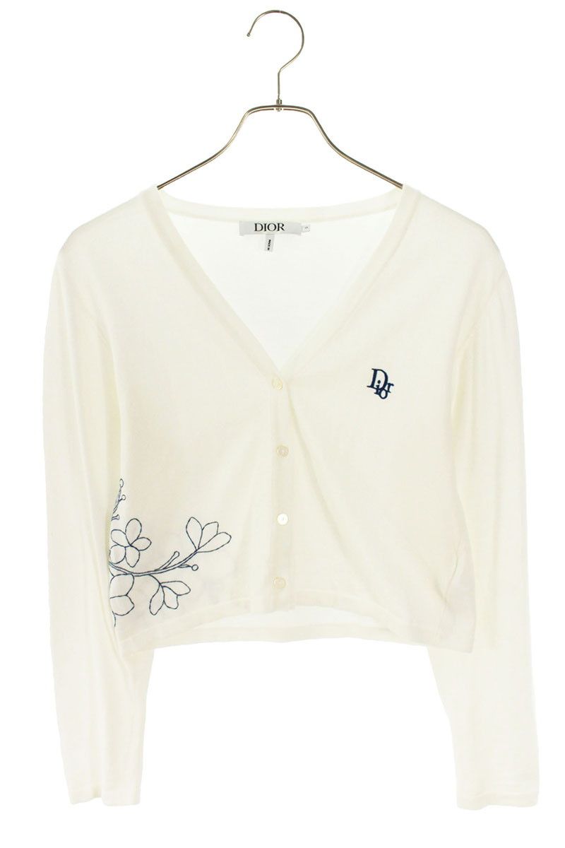 ディオール 5SBM14CARR 胸ロゴ刺繍カーディガン レディース 13