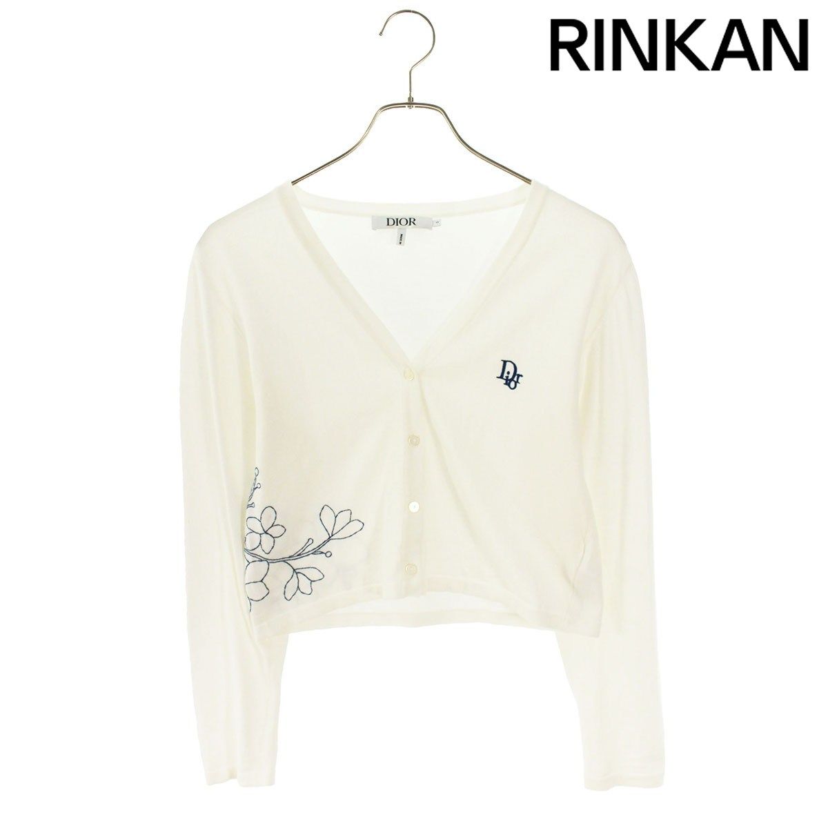 新生活応援!大特価? ディオール 5SBM14CARR 胸ロゴ刺繍カーディガン レディース 13 技術