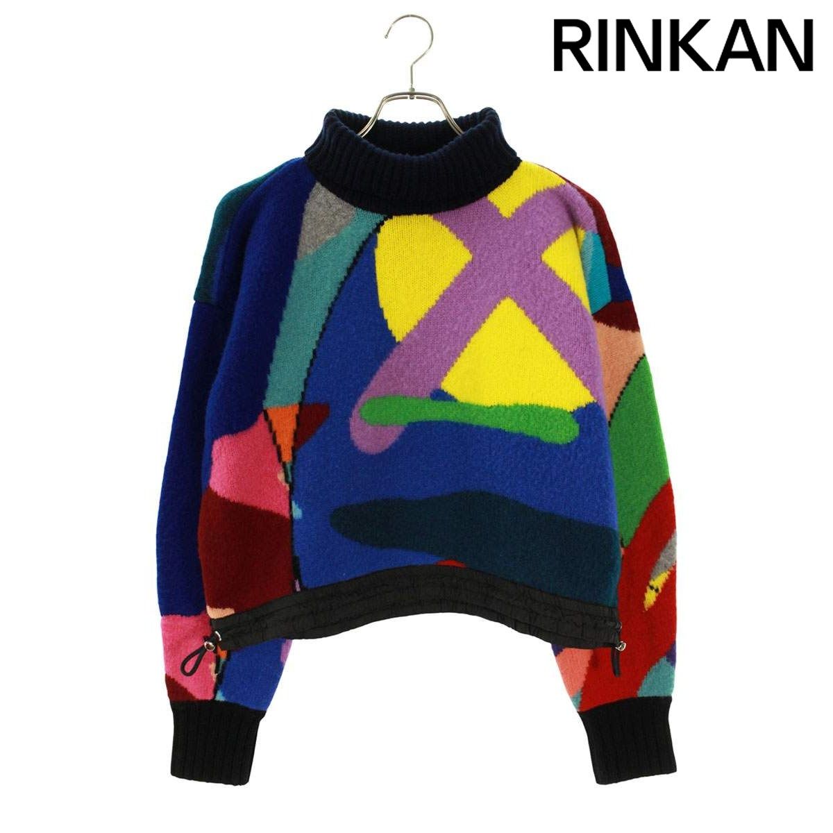 サカイ ×カウズ KAWS 21-05688 ジャガードプルオーバーニット レディース 2