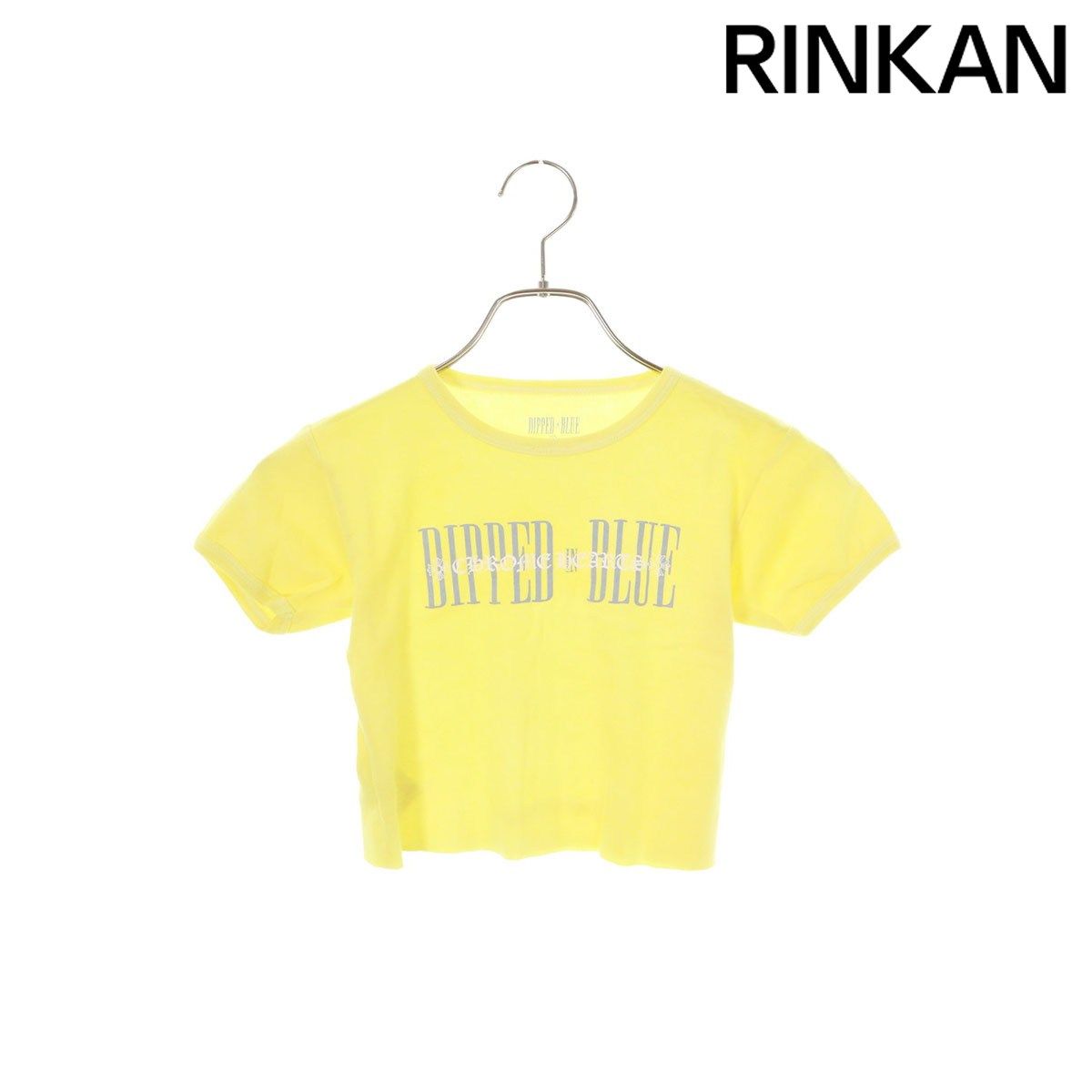 クロムハーツ ×DIPPED IN BLUE ロゴプリントTシャツ レディース S