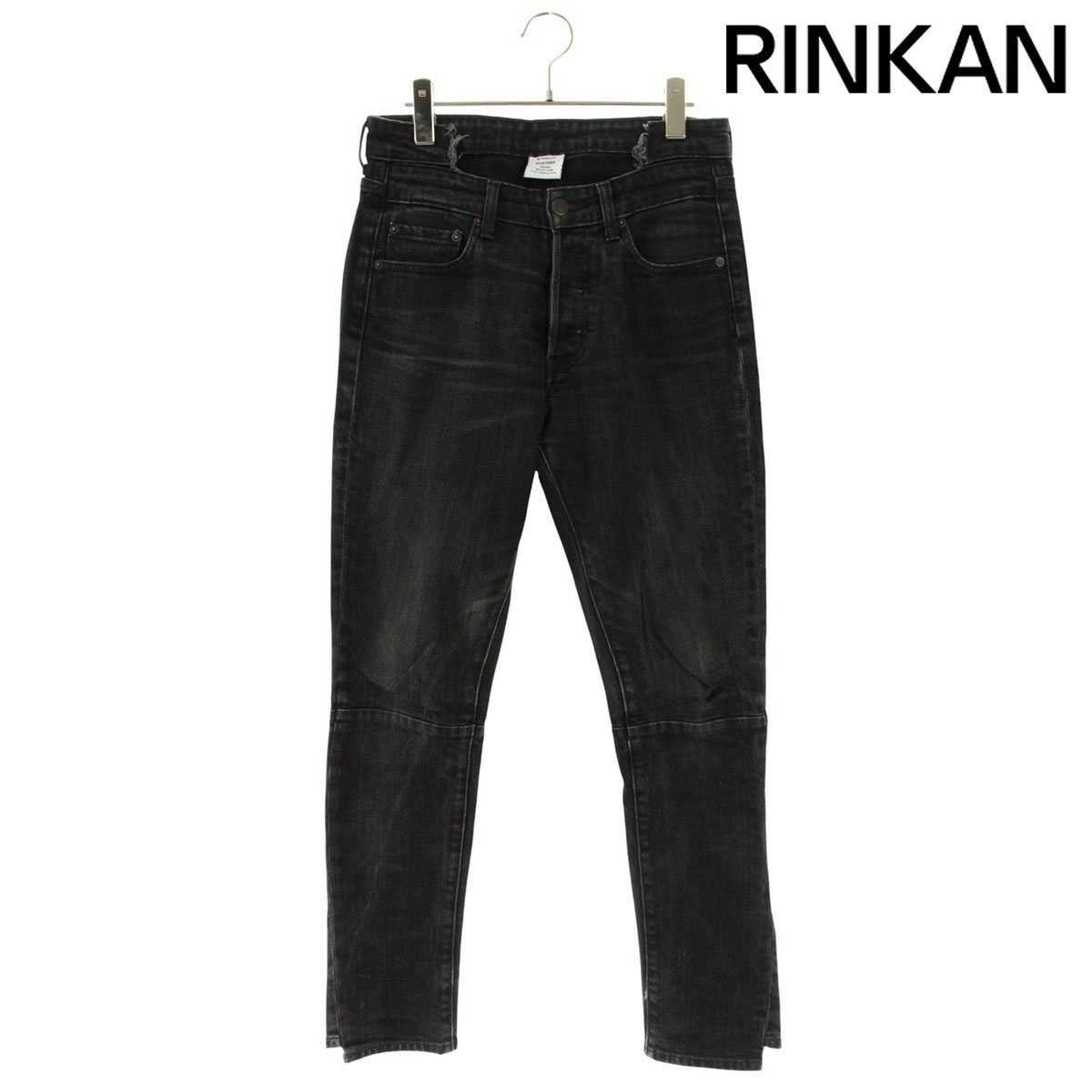 ヴェトモン ×リーバイス LEVI S 18AW WAH18PA6 Biker Straight High-Rise Jeans 再構築デニムパンツ レディース M