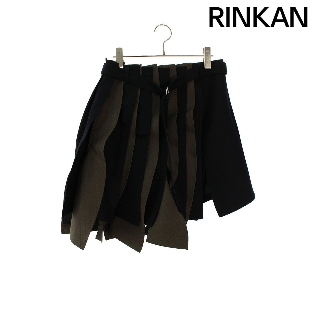 サカイ 24AW 24-07407 ウールメルトンスカート レディース 1