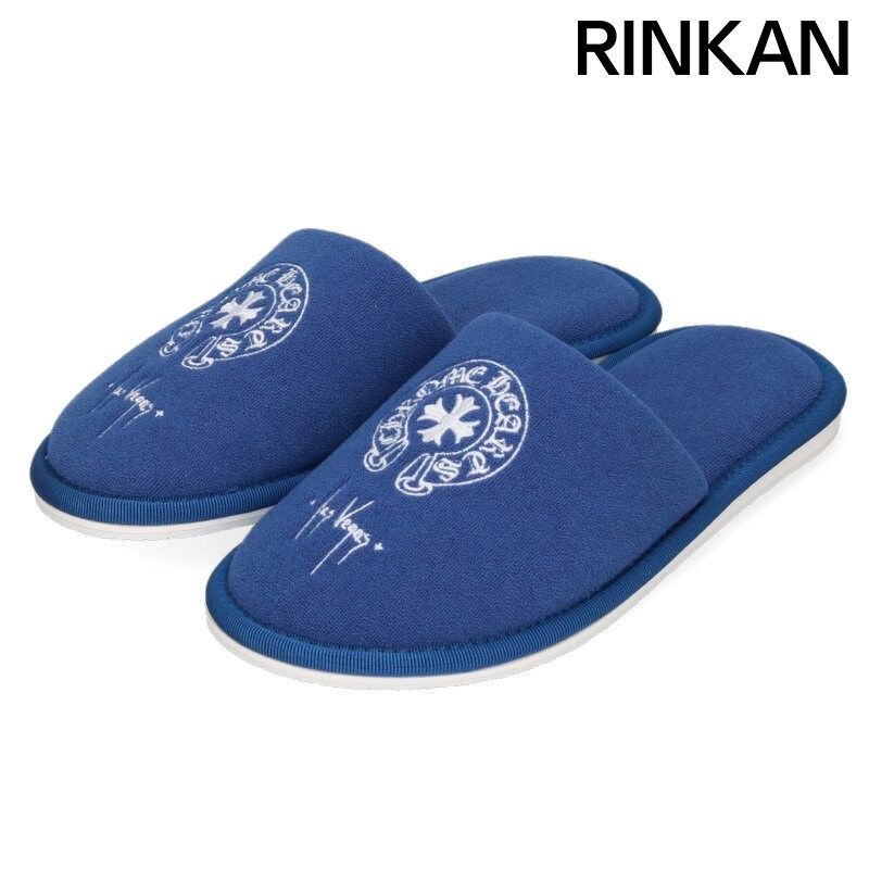 クロムハーツ HOTEL SLIPPER ラスベガス ホースシューロゴ刺繍スリッパ メンズ S