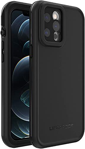 LifeProof iPhone 12 Pro Max FR シリーズ ケース ブラック 防水 IP 68 内蔵スクリーンプロテクター ポートカバー保護 MagSafeにスナップ