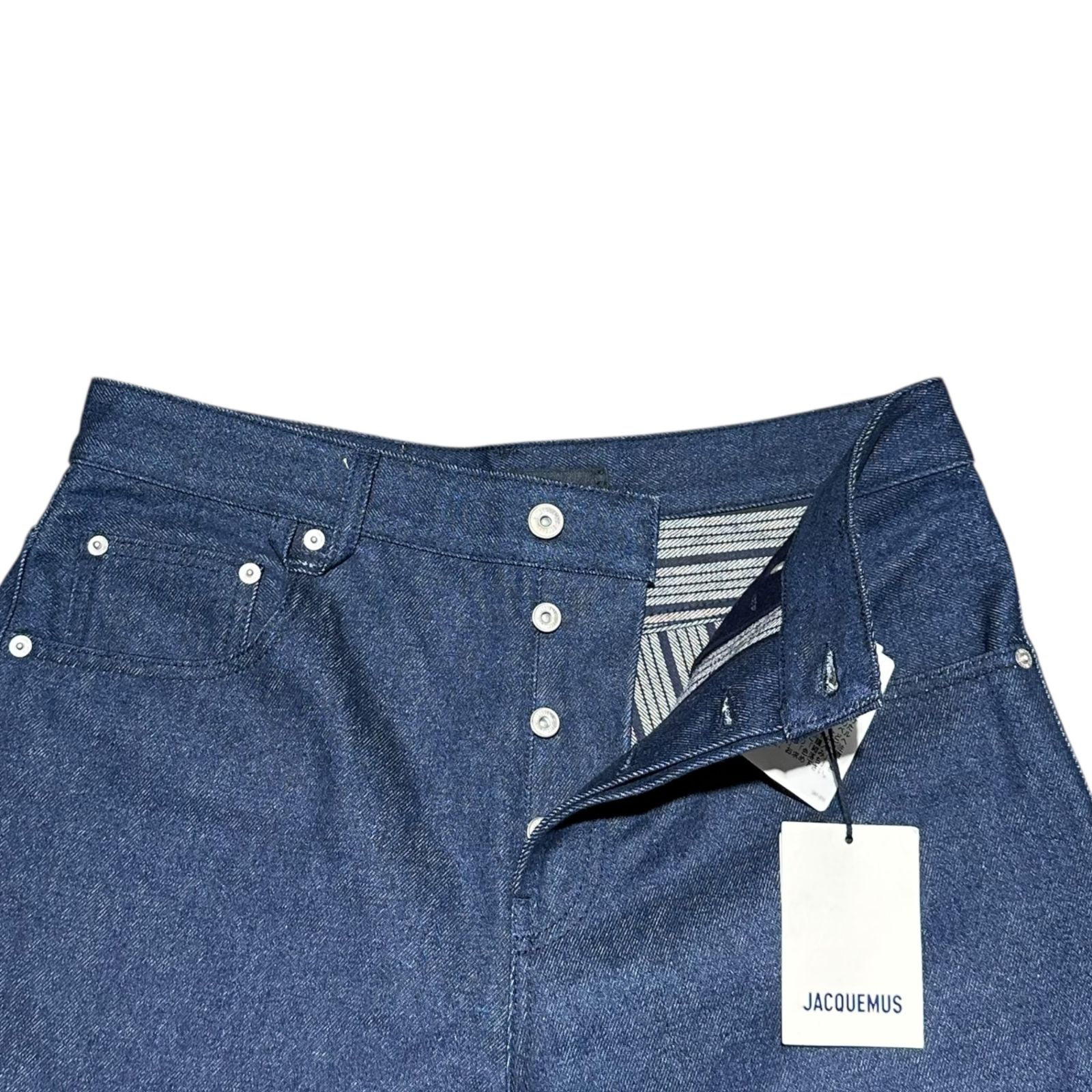 JACQUEMUS(ジャックムス) 24AW Le De-Nimes Large Jeans ロールアップ 